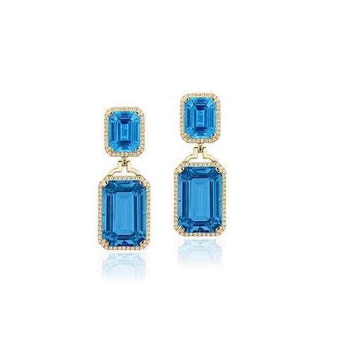 London Blue Topaz Earrings