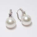 Pearl & Diamond Earrings