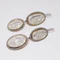 White Sapphire Kaleidoscope Shakers Earrings