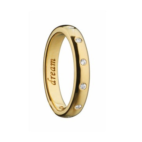 18k Yellow Gold Poesy Ring