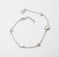 Sun, Moon & Stars White Sapphire & Moonstone Bracelet