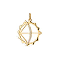18k Yellow Gold Miniature Bow & Arrow Charm
