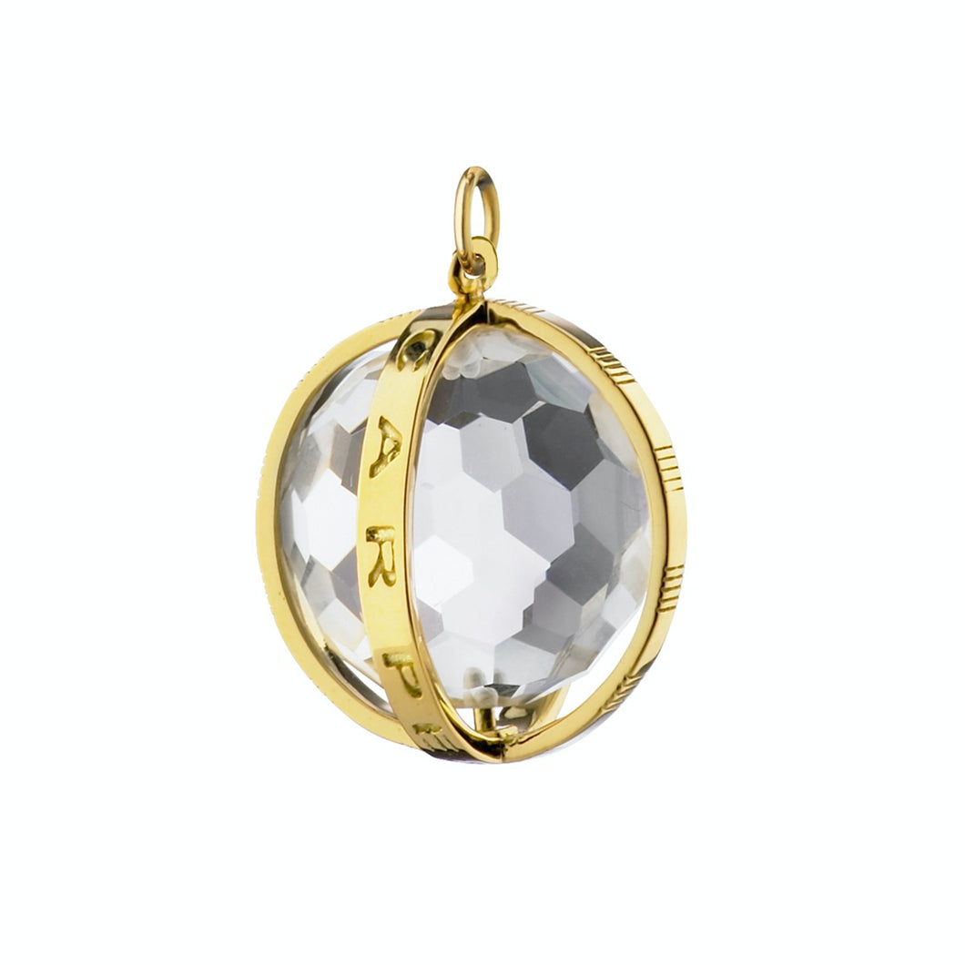 18k Yellow Gold Carpe Diem Charm