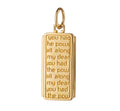 18k Yellow Gold Dorothy Medallion