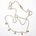 14k Yellow Gold Diamond Necklace