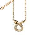18K Yellow Gold Miniature Snake "Never Fear" Charm