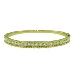 18kt Yellow Gold Diamond Bangle
