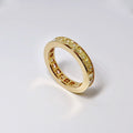 Yellow Diamond Eternity Band