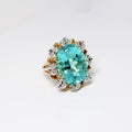 Paraiba Fancy Diamond Ring
