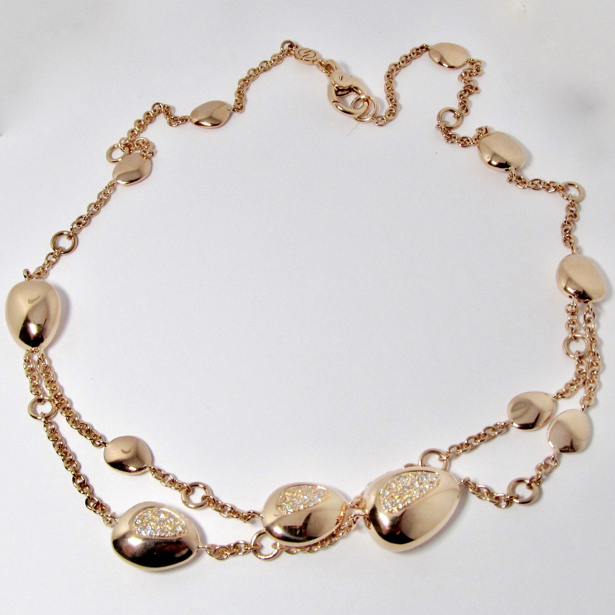 18k Pink Gold Necklace