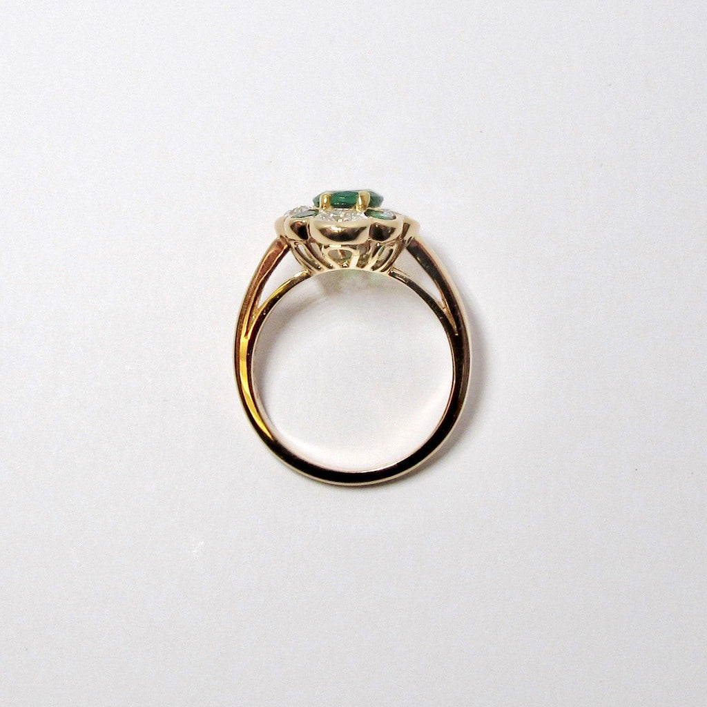 Emerald & Diamond Ring