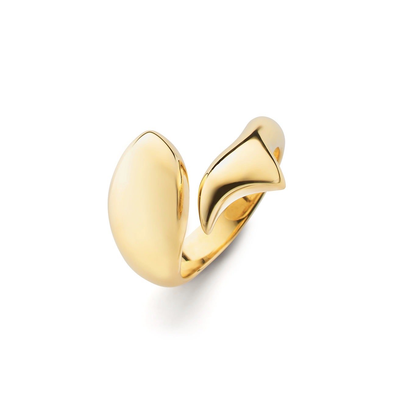 18K Yellow Gold Fish Ring
