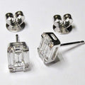 18k White Gold Diamond Earrings