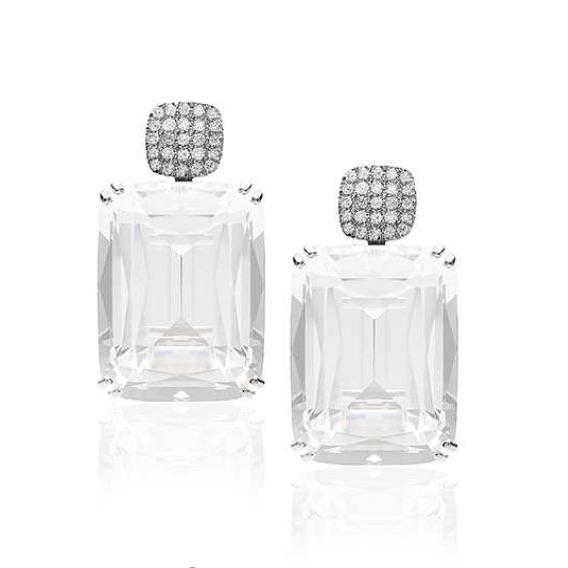 'Gossip' Moon Quartz Earrings