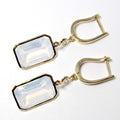 'Gossip' Moon Quartz Earrings