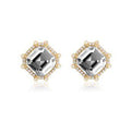 'Gossip' Rock Crystal Asher Cut Earrings