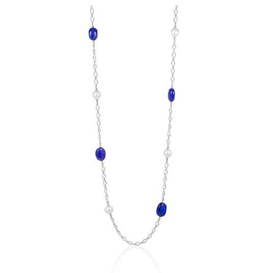 'G-One' Tanzanite Tumble Necklace