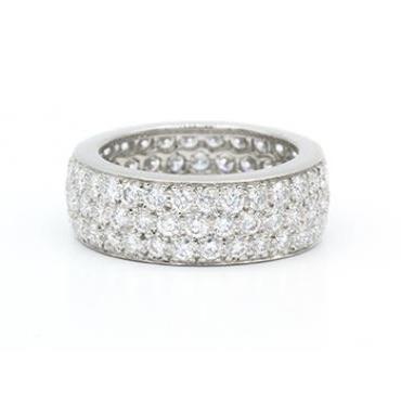 Platinum Diamond Guard Ring