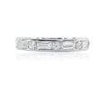 Platinum Alternating Diamond Ring