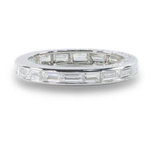 Platinum Diamond Guard Ring