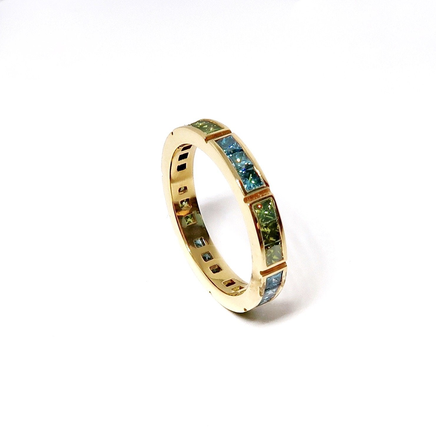 Square Cut Eternity Band