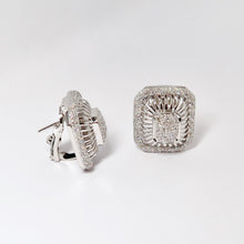 Load image into Gallery viewer, Diamond Earrings, 18k White Gold
