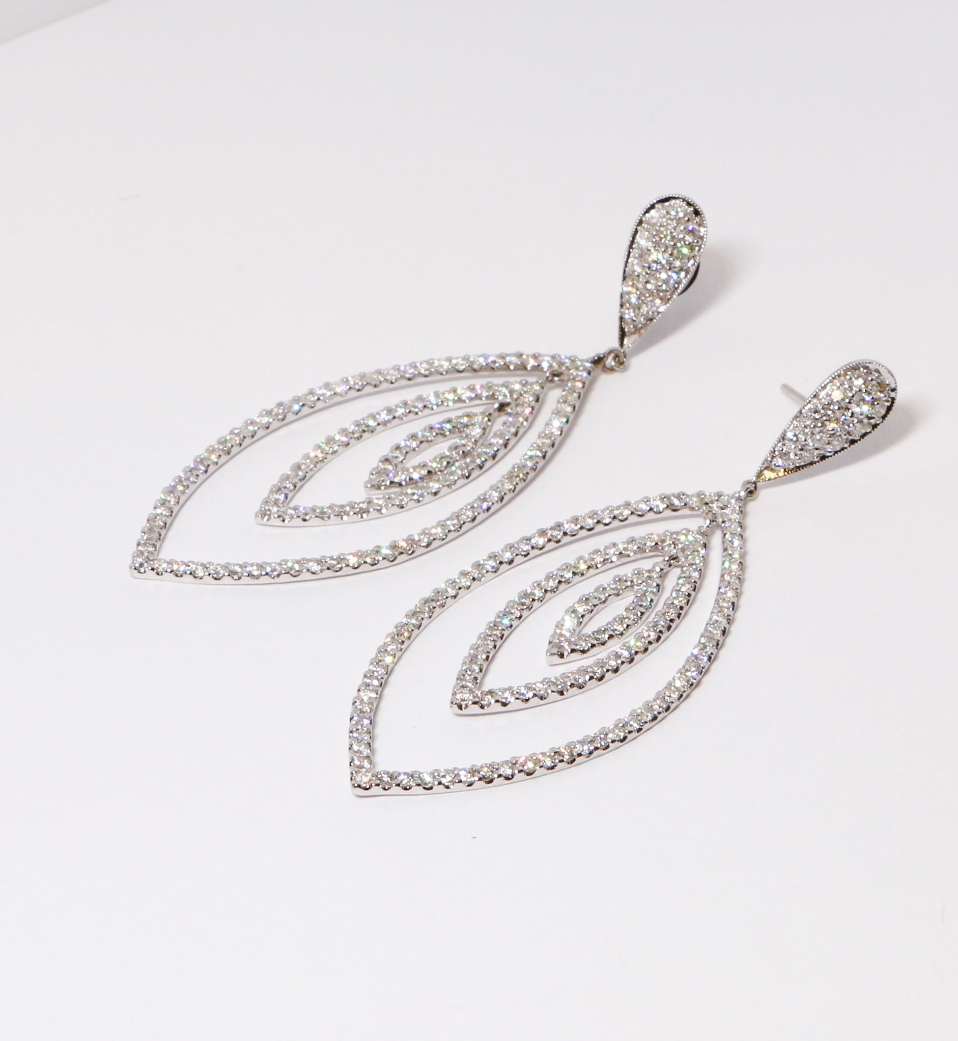 Hanging Diamond Earrings