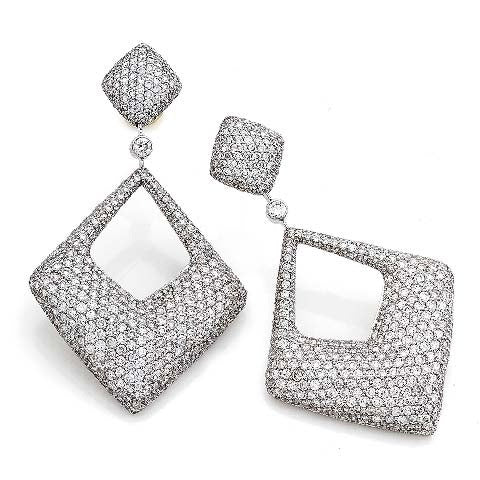 Diamond Drop Earrings