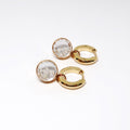Baby Hoops w/ Diamonds