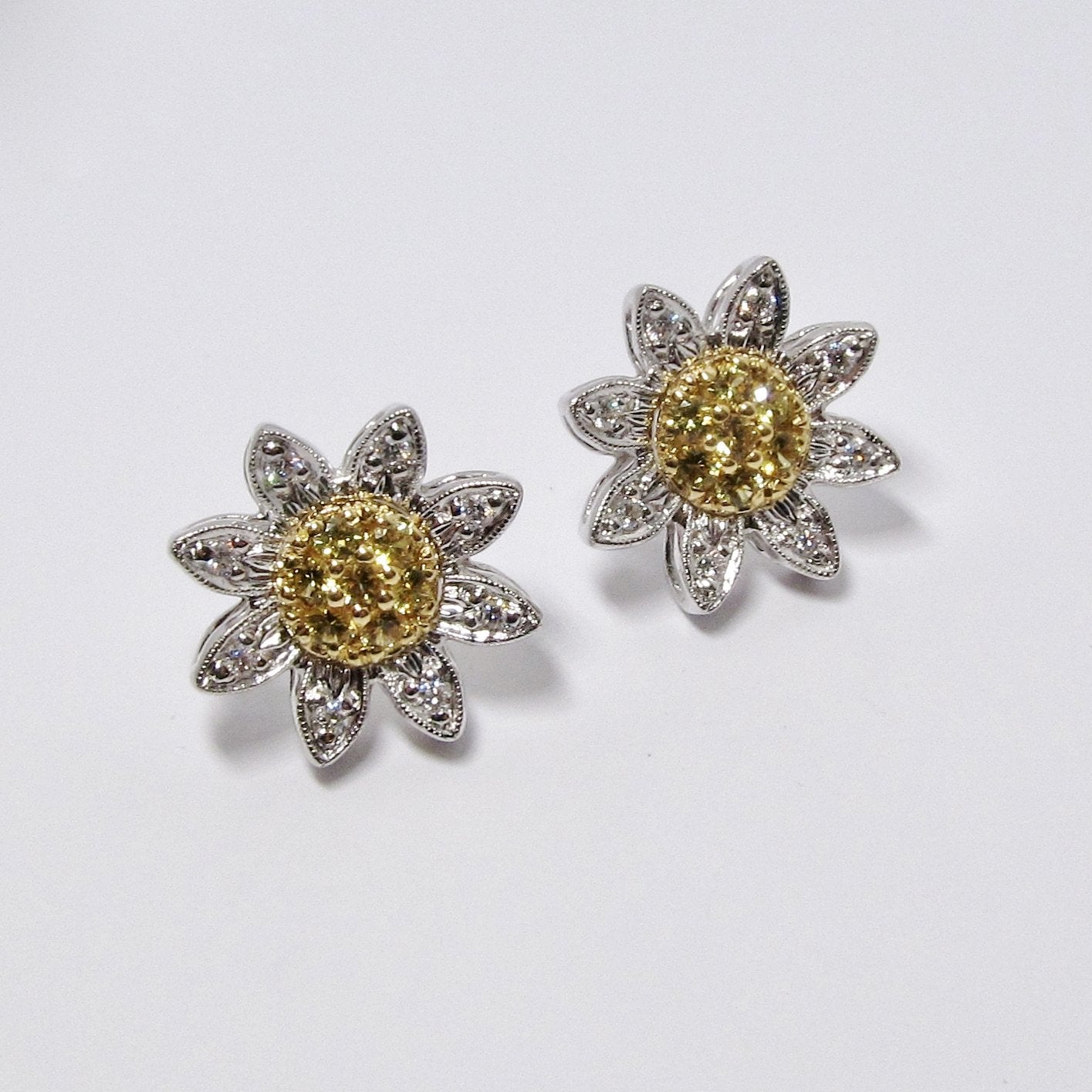 Daisy Diamond Earrings