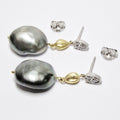 18k Yellow Gold Baroque Tahiti Earrings