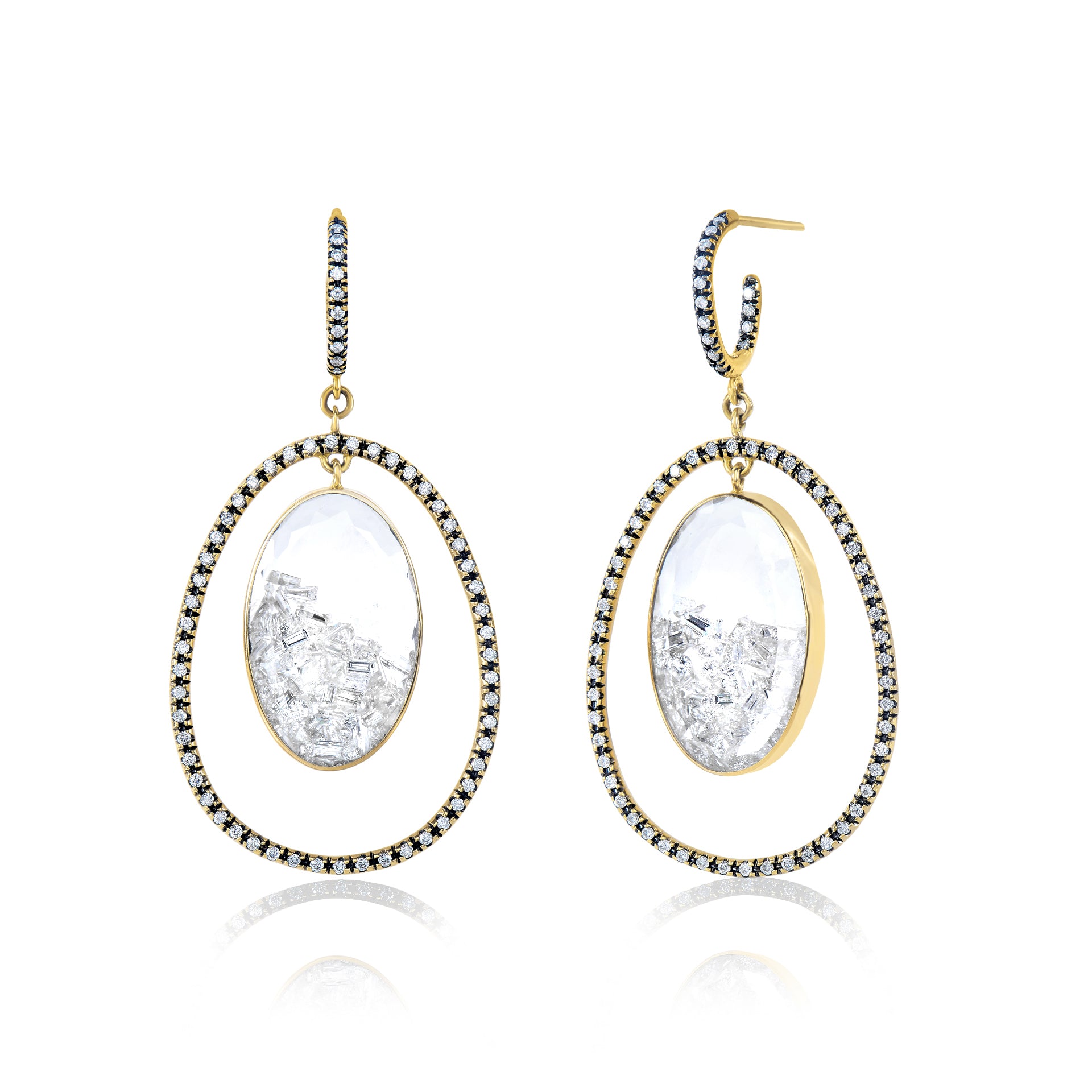 Diamond Kaleidoscope Earrings