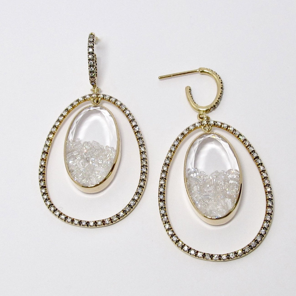 Diamond Kaleidoscope Earrings