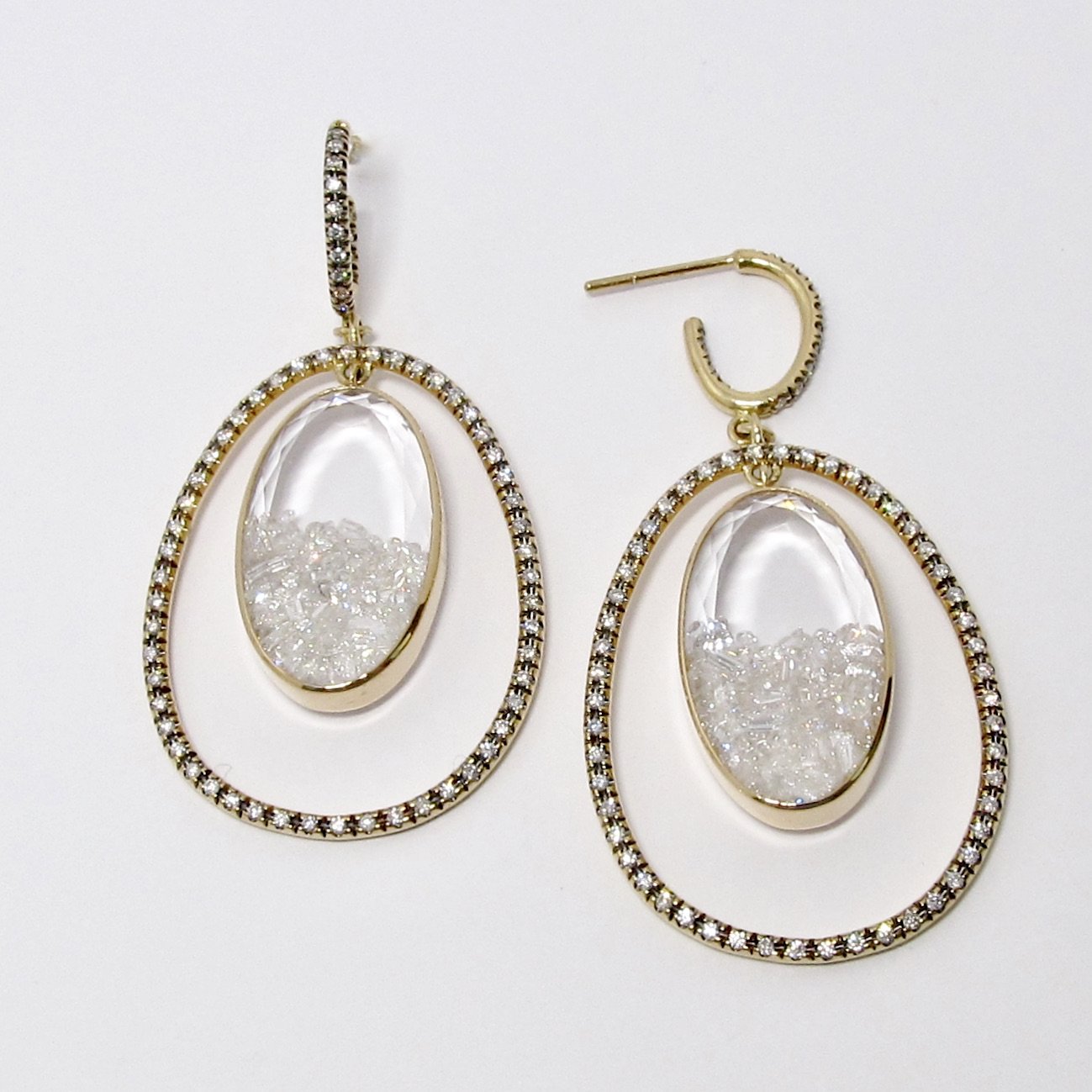 Diamond Kaleidoscope Earrings
