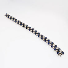 Load image into Gallery viewer, Harry Winston Blue Sapphire &amp; Diamond Bracelet
