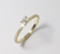 18k Yellow Gold Diamond Ring