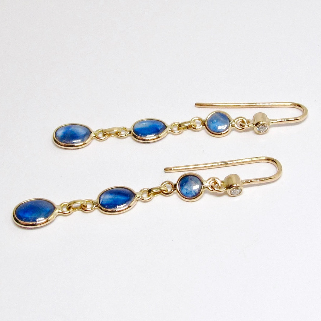 Dangle Sapphire Earrings