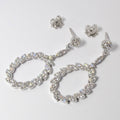 18k White Gold & Diamond Earrings