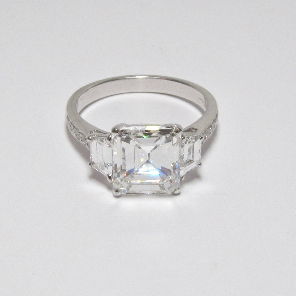 Emerald Cut Diamond Ring