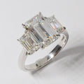 Emerald Cut 3-Stone Diamond Ring