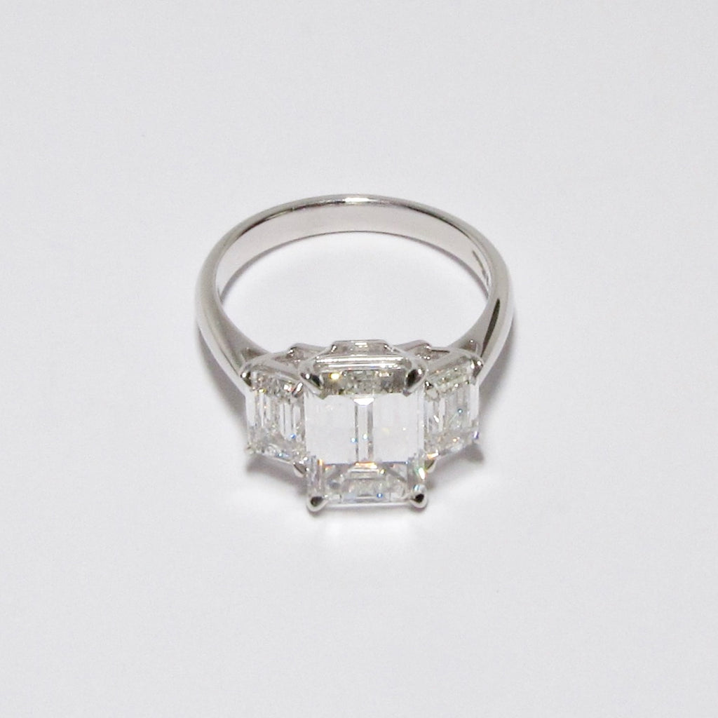 Emerald Cut 3-Stone Diamond Ring