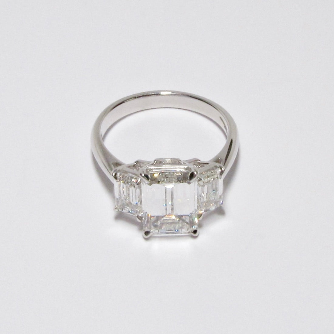 Emerald Cut 3-Stone Diamond Ring