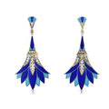 Enamel & Diamond Earrings