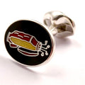 Golf Bag Sterling Silver & Enamel Cufflinks