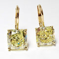Yellow Diamond Earrings