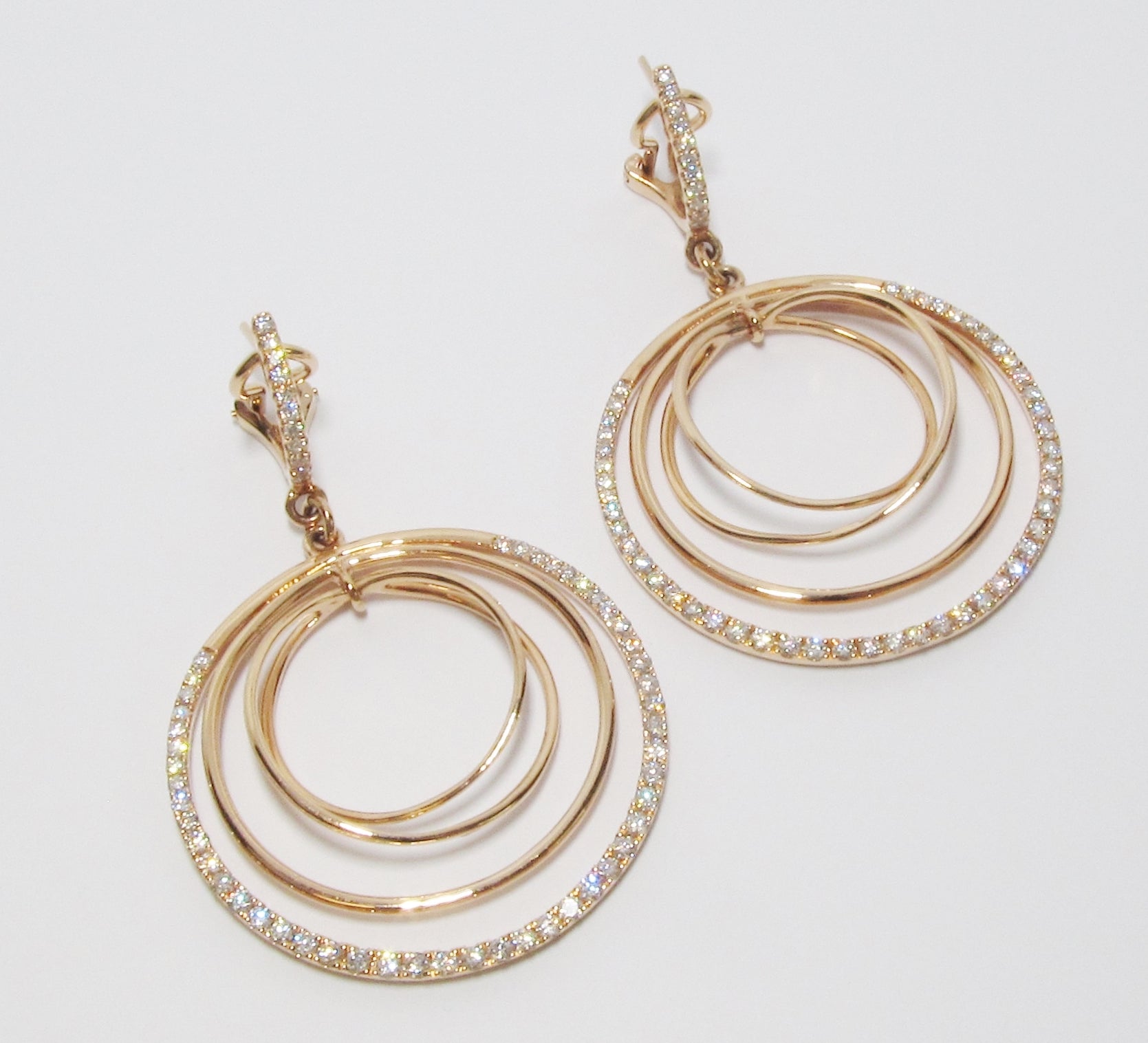 Rose Gold Hoop Earrings
