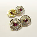Ruby & Yellow Gold Cufflinks