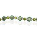 Peridot And Prasiolite Bracelet With Tsavorite