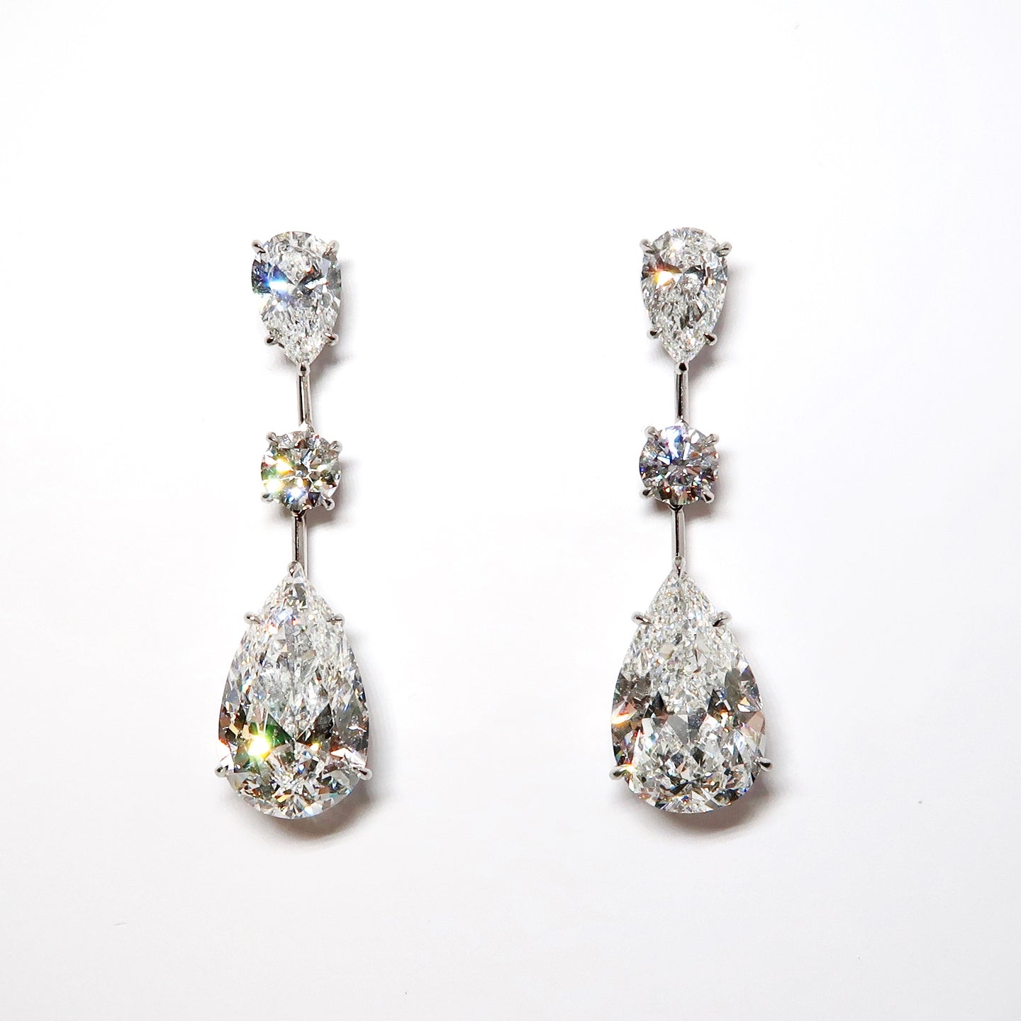 Hanging Diamond Earrings