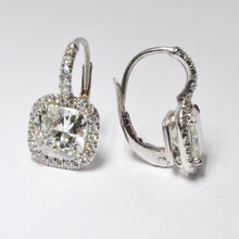 Load image into Gallery viewer, Cushion Cut Diamond Earrings
